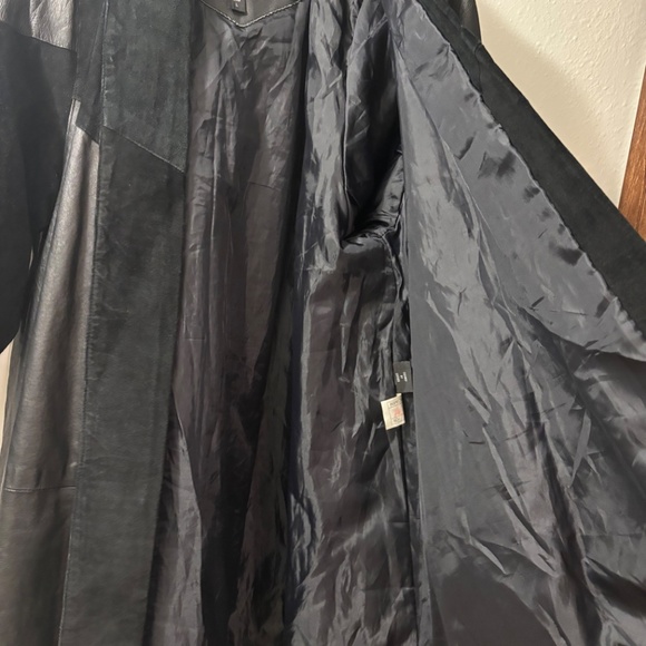 Direct Action Dany Newyork Women's Black Leather Suede Jacket Sz L - Picture 12 of 13